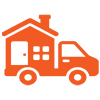 House Shifting Icon - a to z  Packers and Movers 